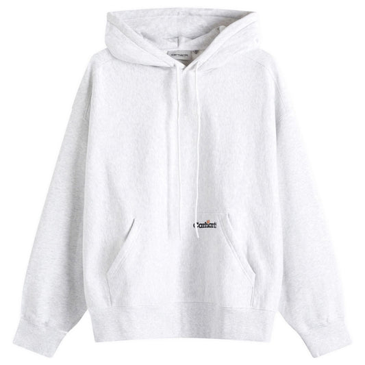 Hooded Label Script Sweatshirt