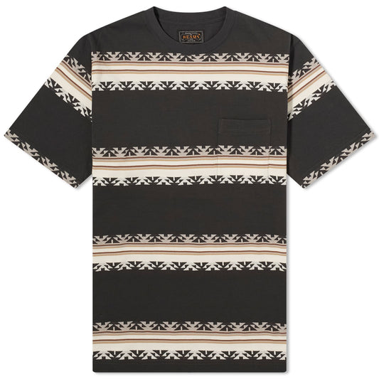 Jacquard Stripe Pocket T-Shirt