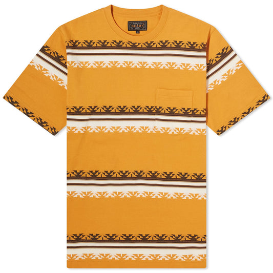 Jacquard Stripe Pocket T-Shirt