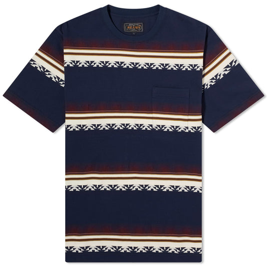 Jacquard Stripe Pocket T-Shirt