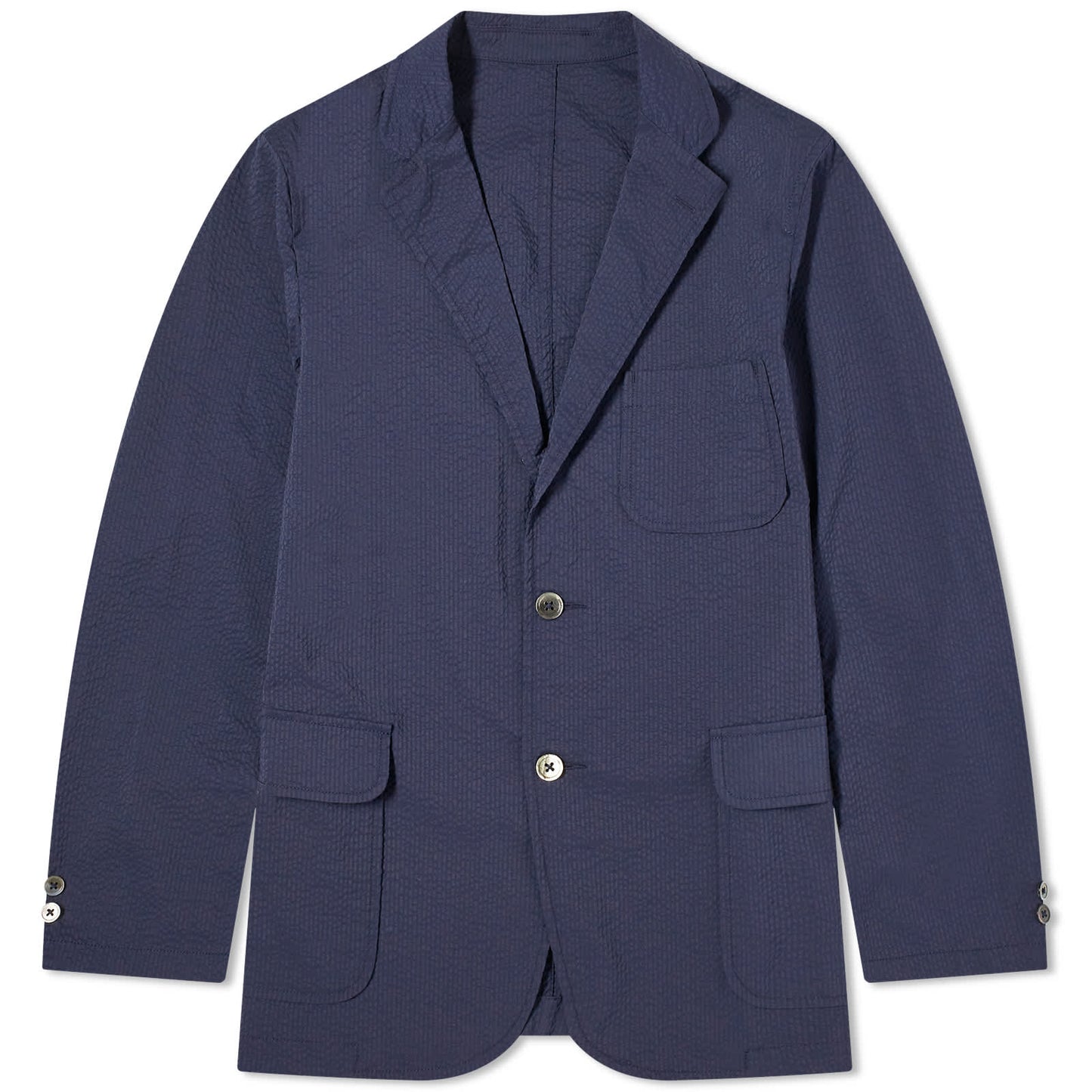 Beams Plus 3 Button COOLMAX® Seersucker Blazer