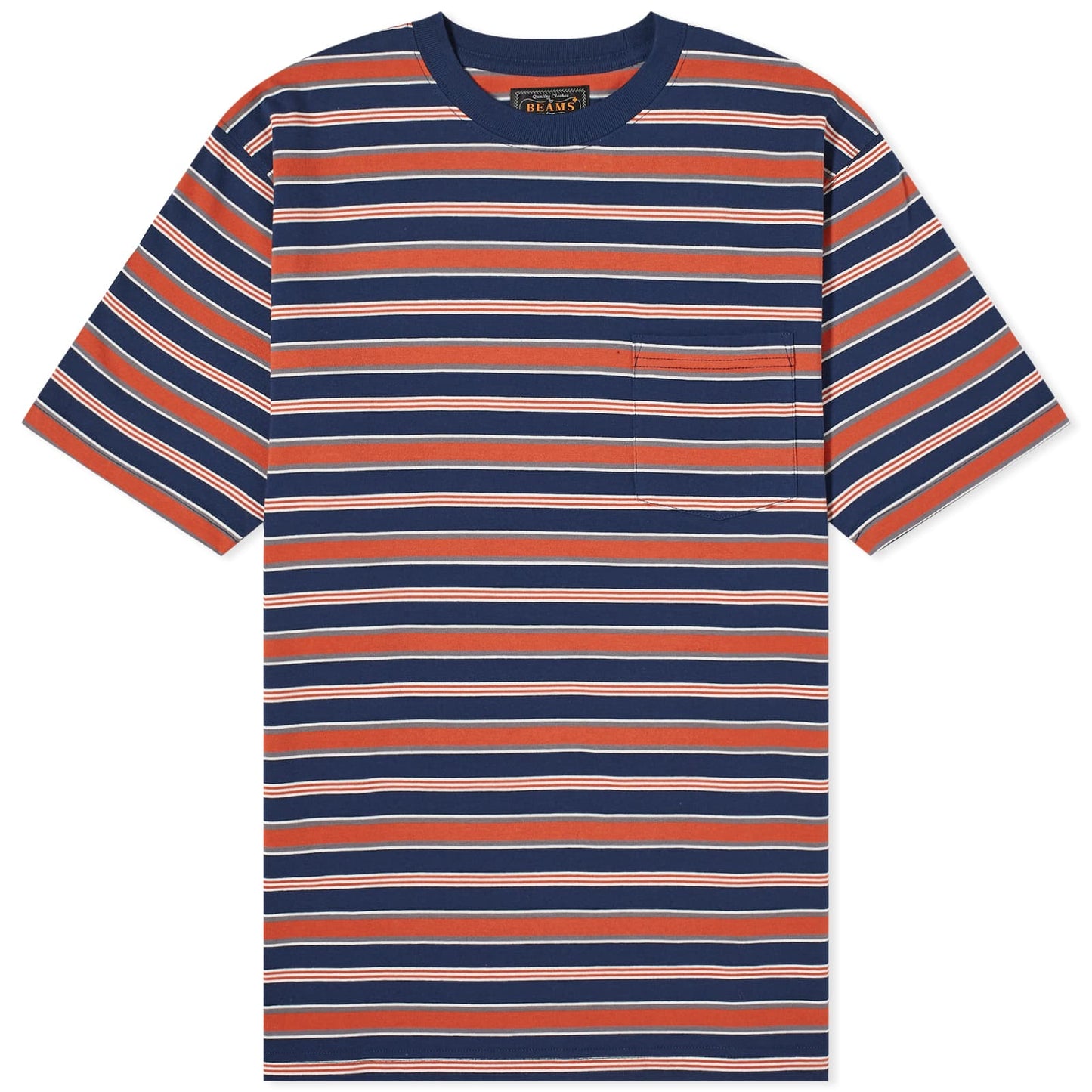 Multi Stripe Pocket T-Shirt