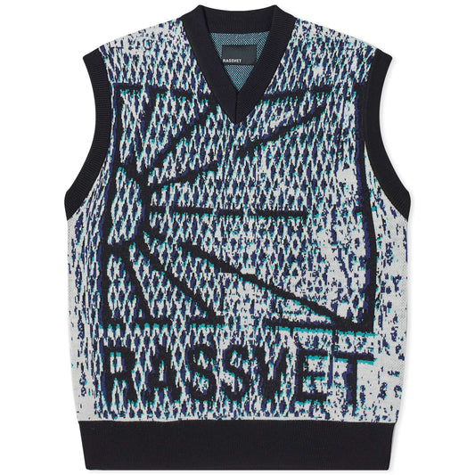 Mesh Camo Knitted Vest
