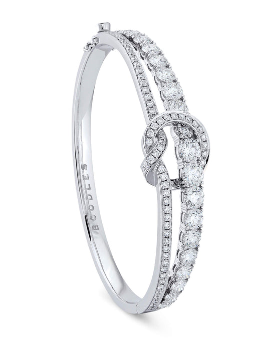 The Knot Diamond Bangle