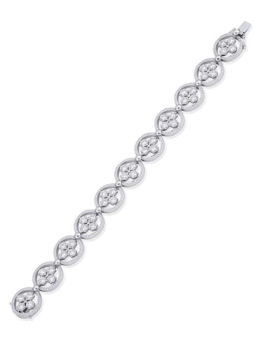 Circus Diamond Circle Motif Diamond Bracelet