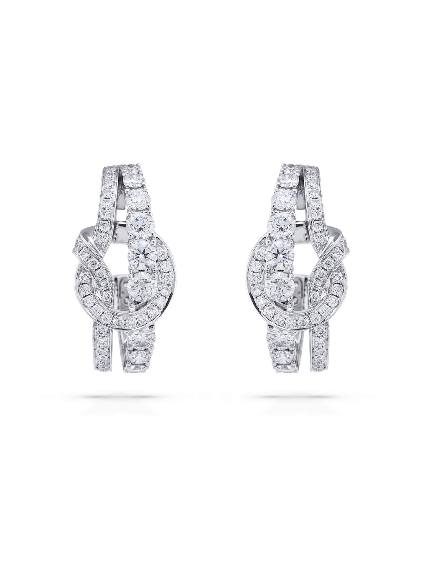 The Knot Diamond Earrings