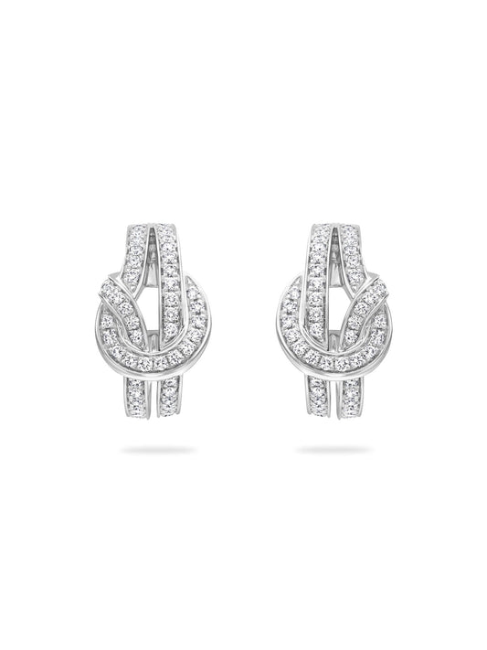 The Knot Diamond Earrings