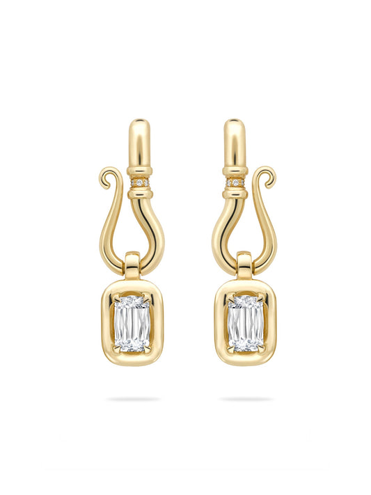 Florentine Ashoka Diamond Earrings