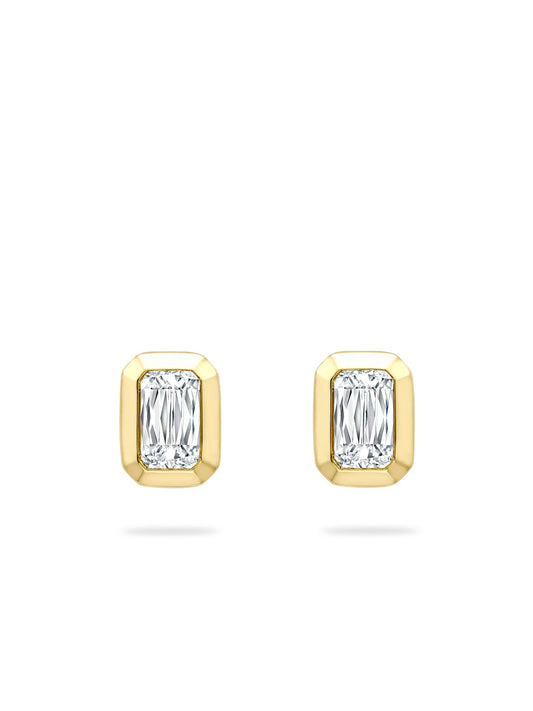 Florentine Ashoka Diamond Stud Earrings