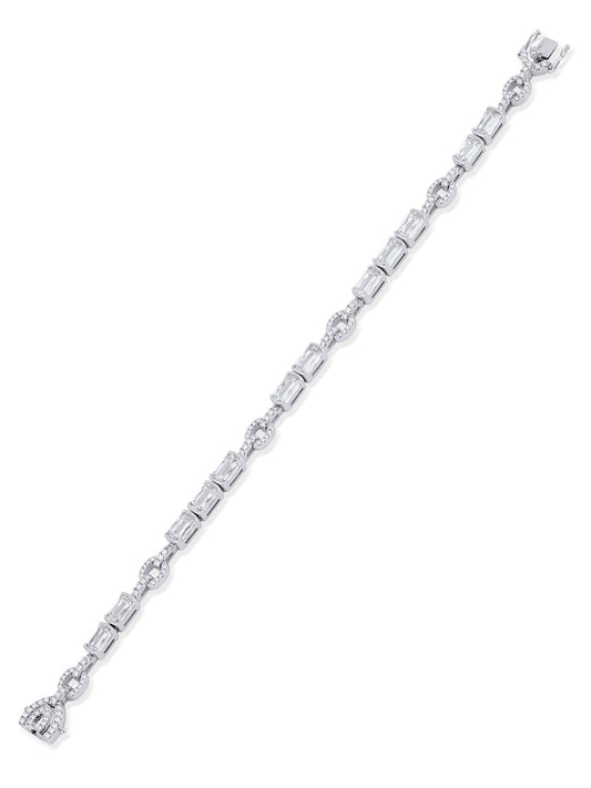 Ashoka Link Diamond Bracelet