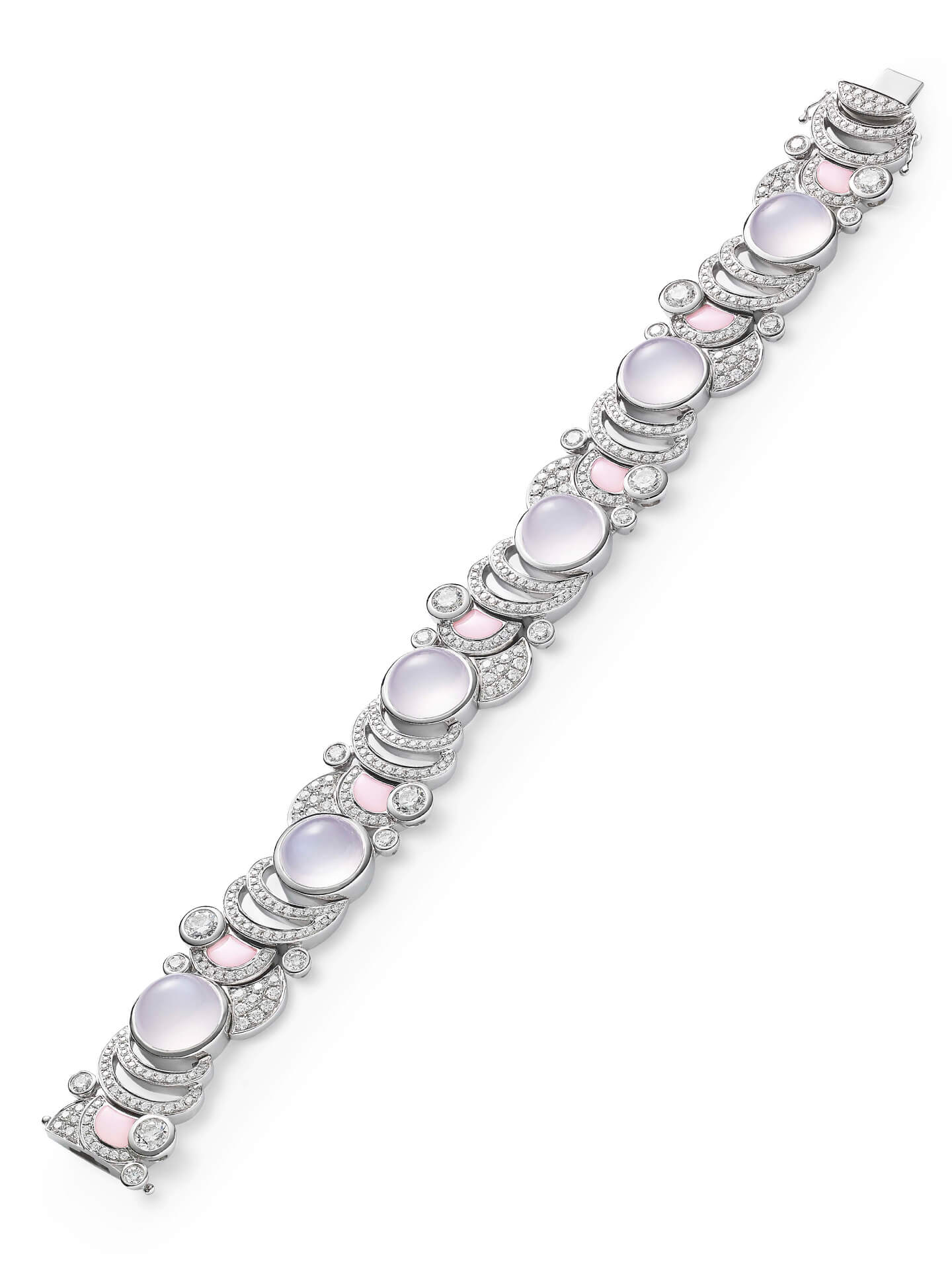 Raindrop Moonstone Pink Opal Bracelet