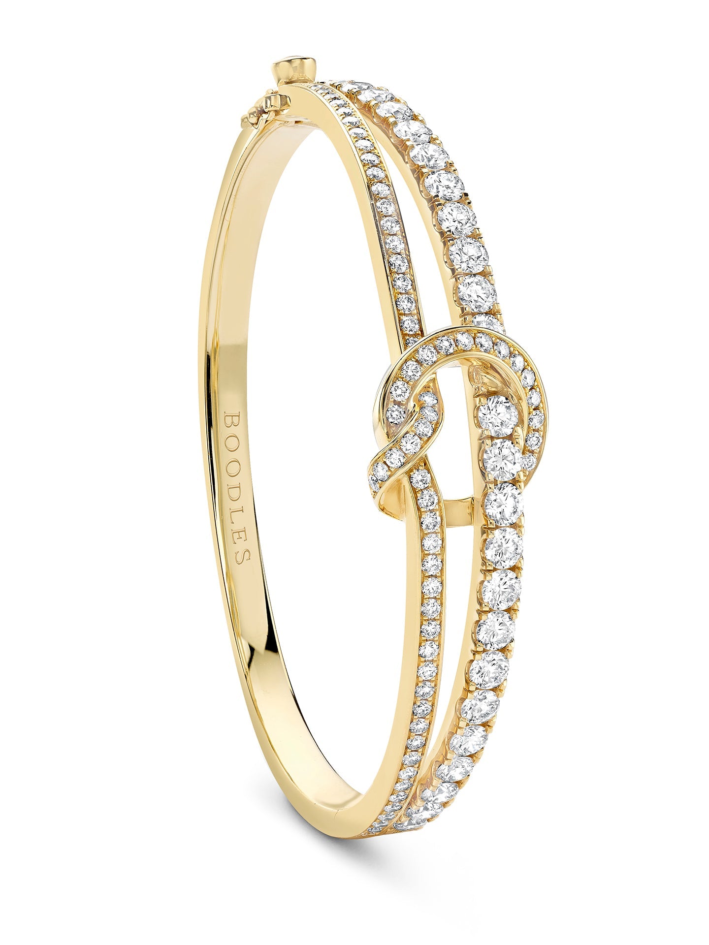 The Knot Diamond Bangle