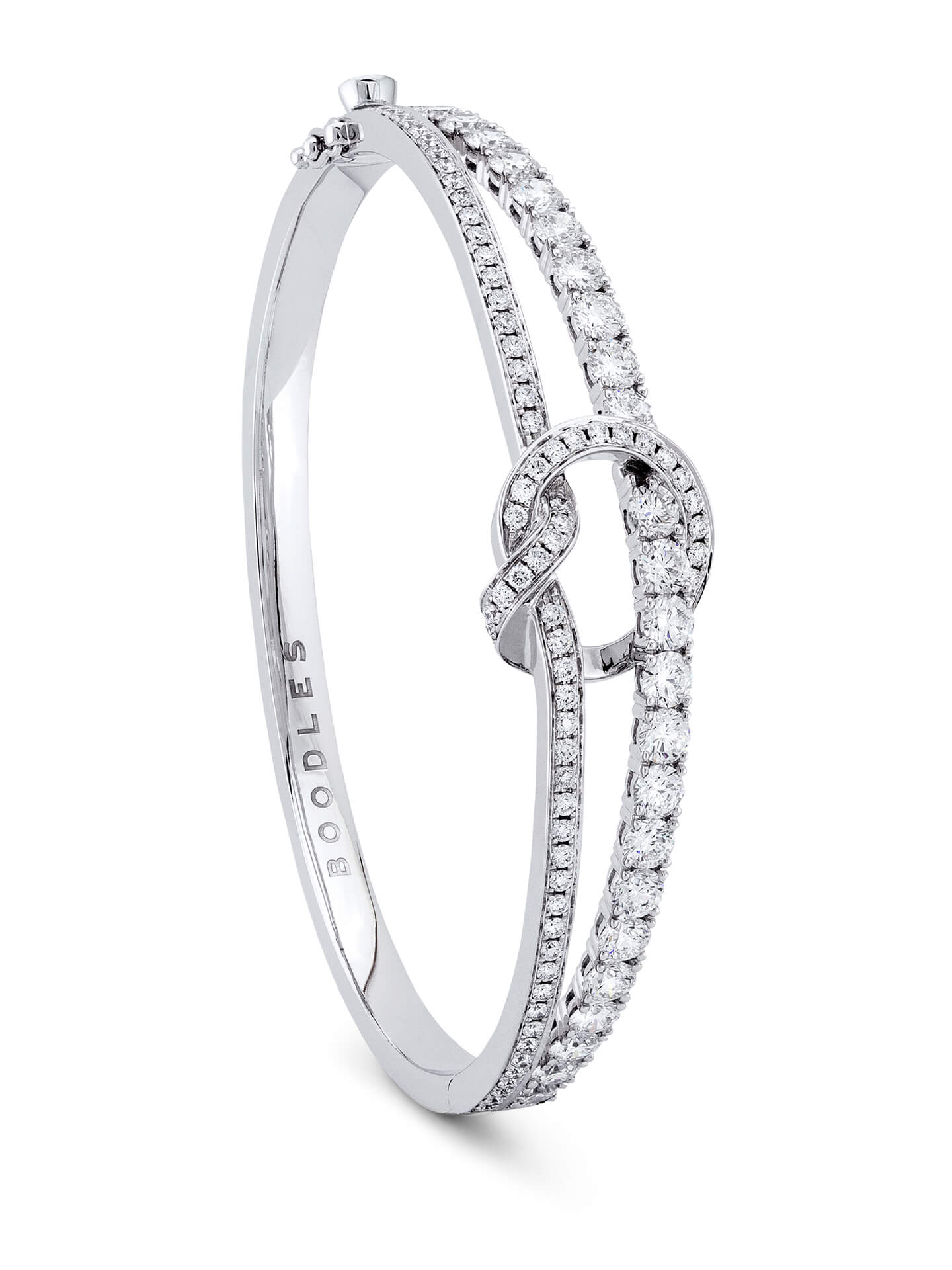 The Knot Diamond Bangle