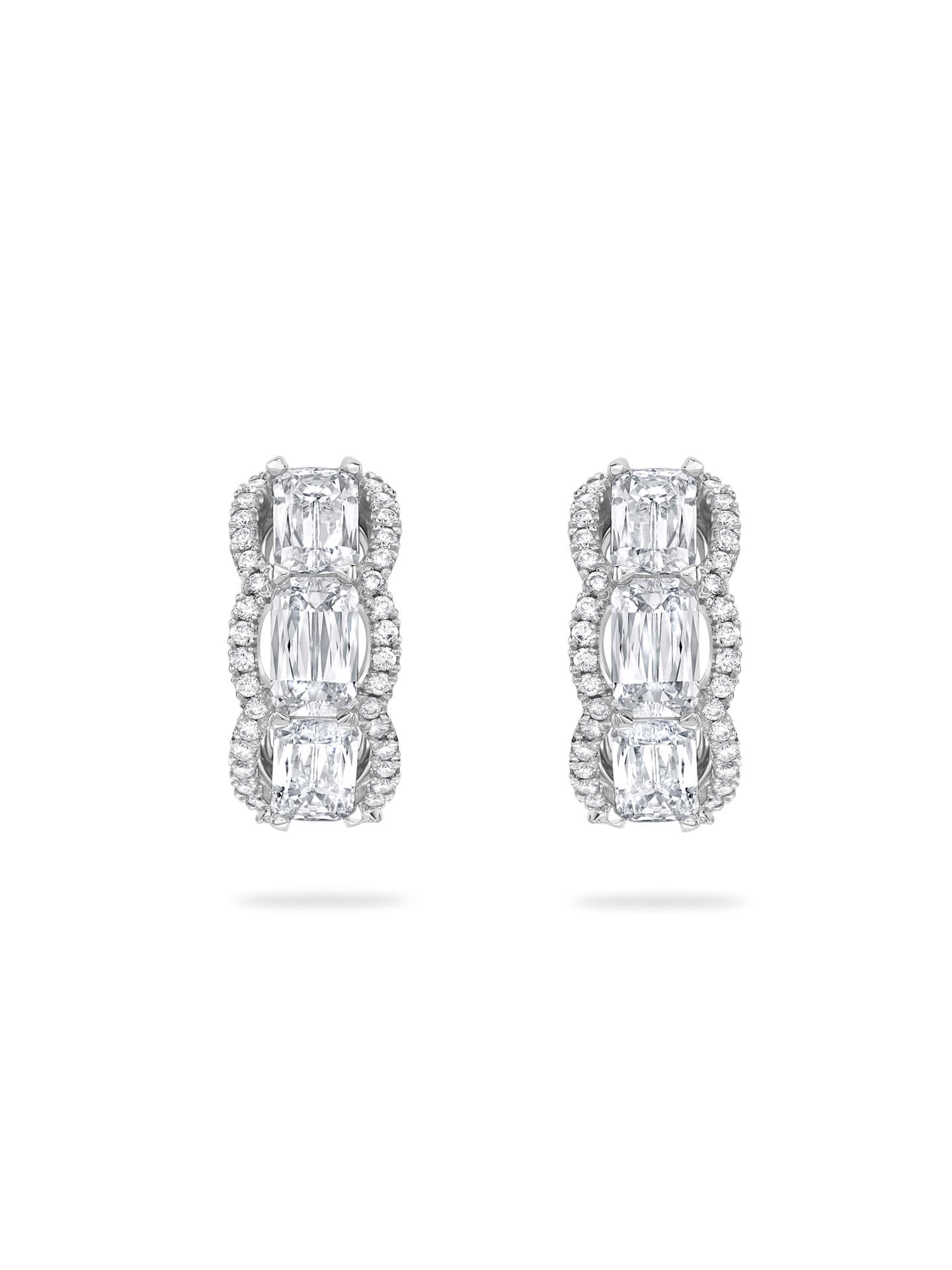 Ashoka Vintage Diamond Hoop Earrings