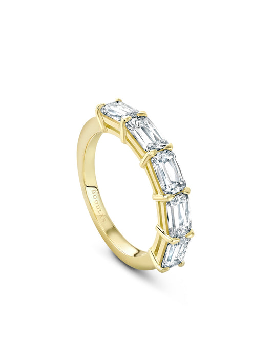 Classic Ashoka Diamond Semi Ring