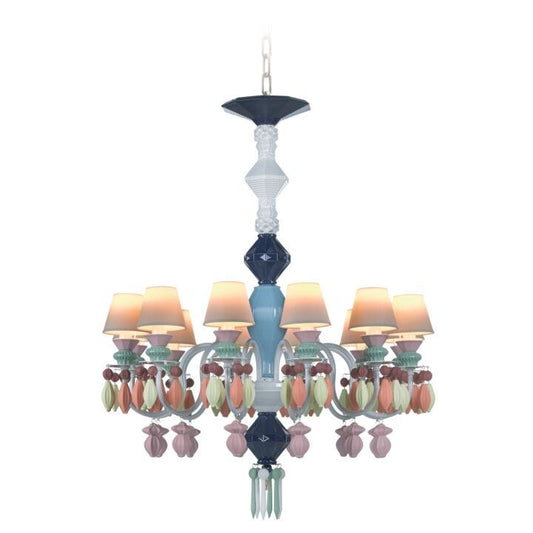 Belle De Nuit 12 Lights Chandelier Multicolor