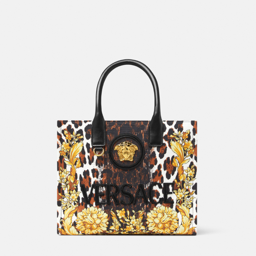 Wild Barocco Canvas Small Tote Bag