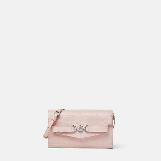 Croc-Effect Medusa '95 Crossbody Bag