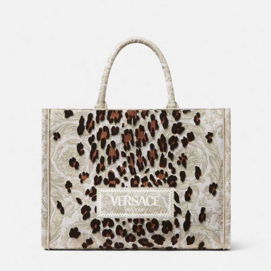 Leopard Athena Medium Tote Bag