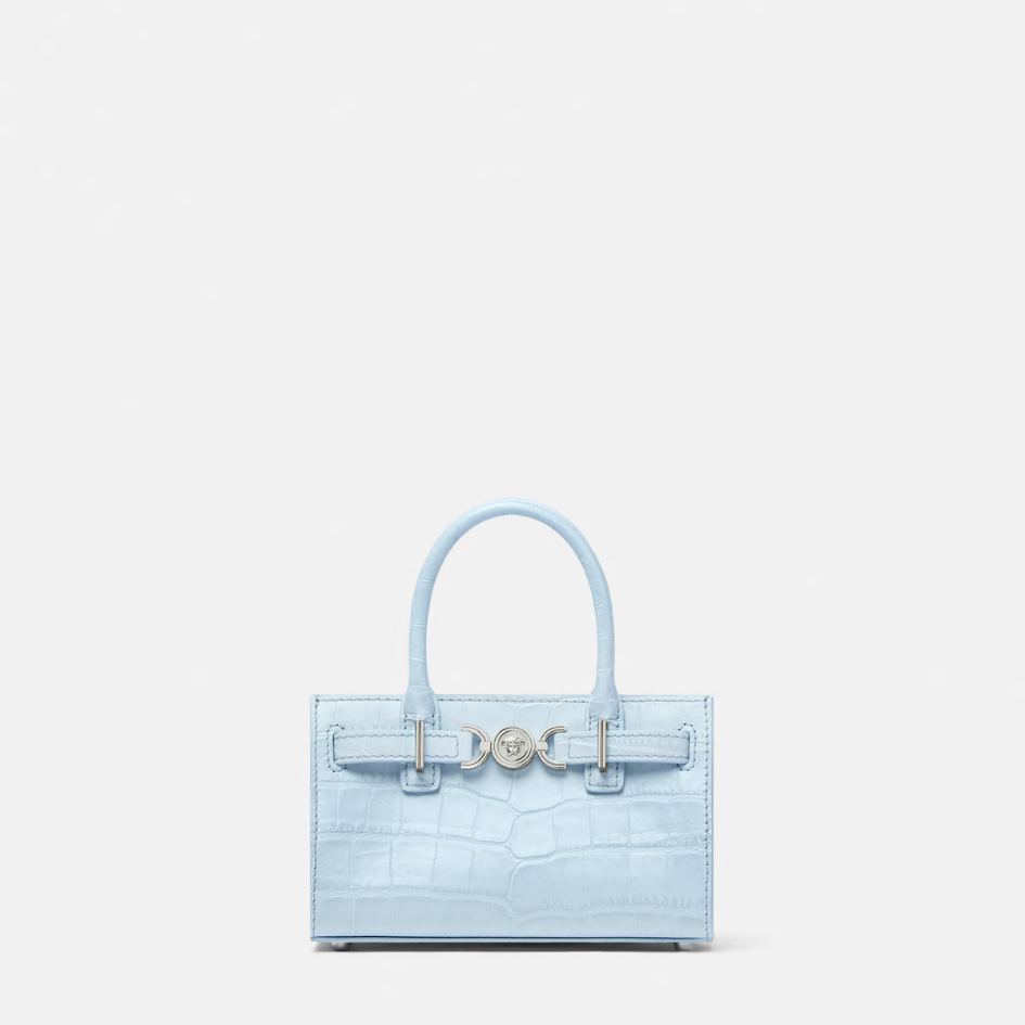 Croc-Effect Medusa '95 Mini Tote Bag