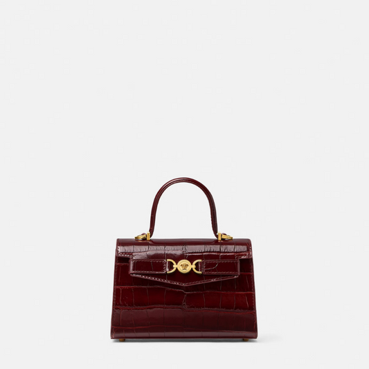 Croc-Effect Medusa '95 Small Handbag