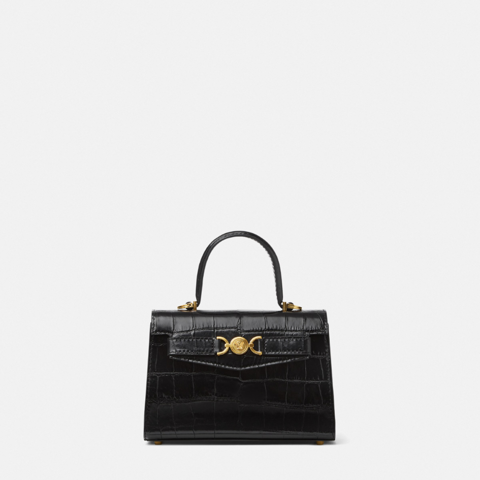 Croc-Effect Medusa '95 Small Handbag