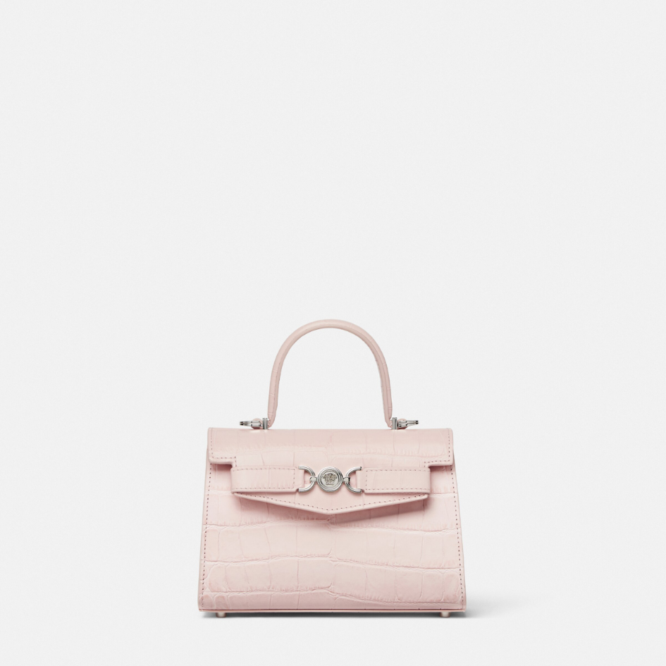 Croc-Effect Medusa '95 Small Handbag