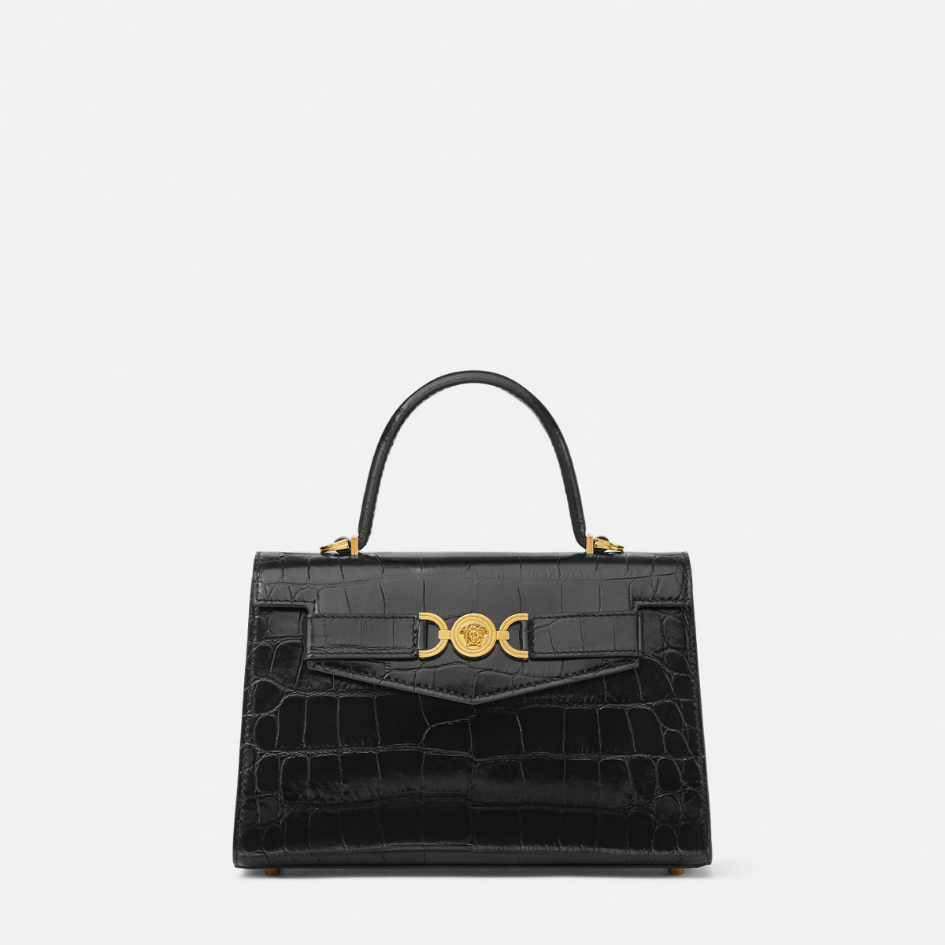 Croc-Effect Medusa '95 Handbag