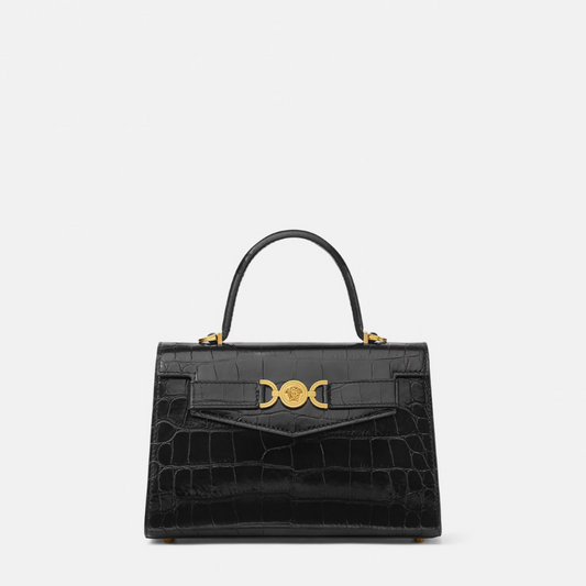 Croc-Effect Medusa '95 Handbag