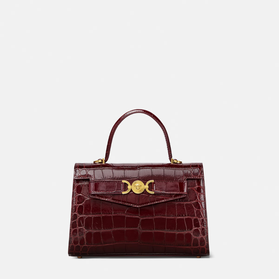 Croc-Effect Medusa '95 Handbag