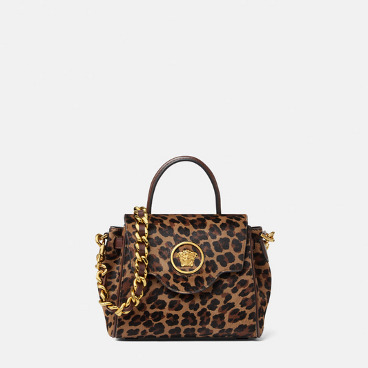 Leopard La Medusa Small Handbag