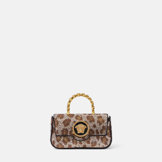 Crystal Leopard La Medusa Mini Bag