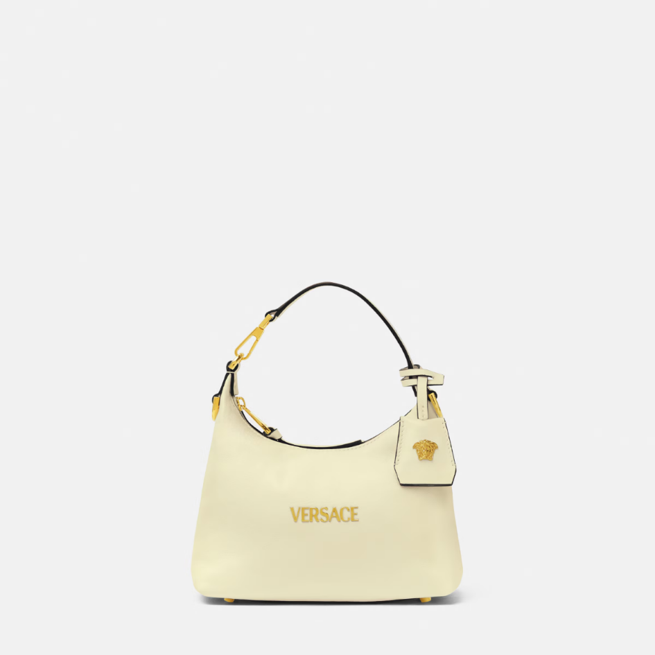 Versace Tag Hobo Handbag