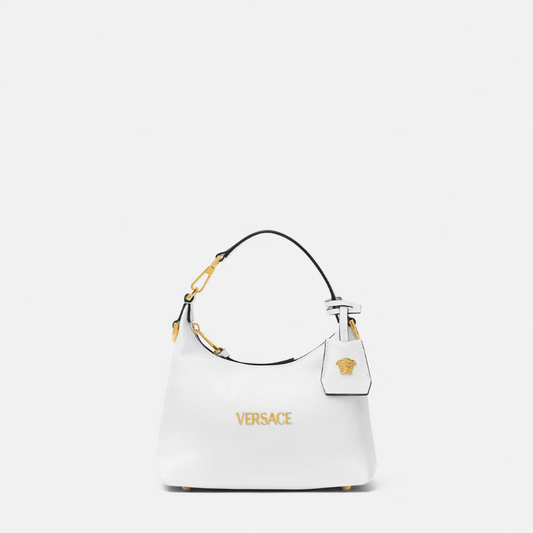 Versace Tag Hobo Handbag