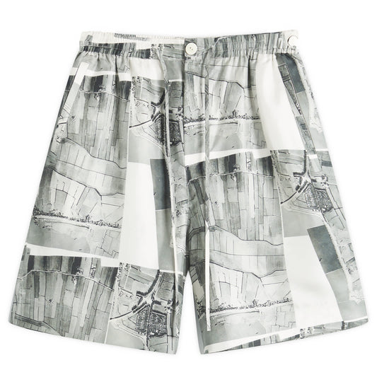 Silk Drawstring Shorts