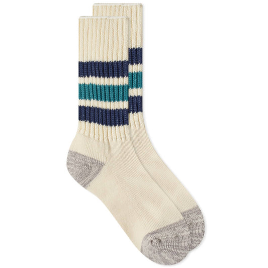 Coarse Ribbed Old School Crew Sock