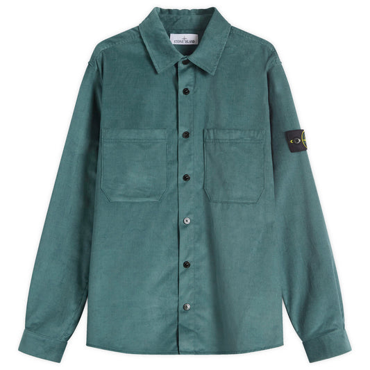 Cotton Micro-Corduroy Overshirt