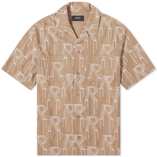 Embroided Initial Vacation Shirt