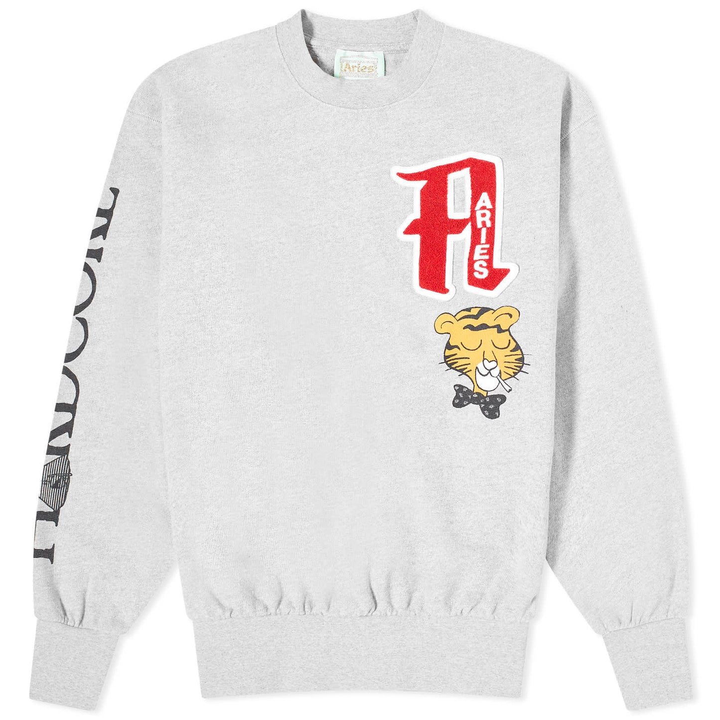 College Cross Grain Crew Sweat