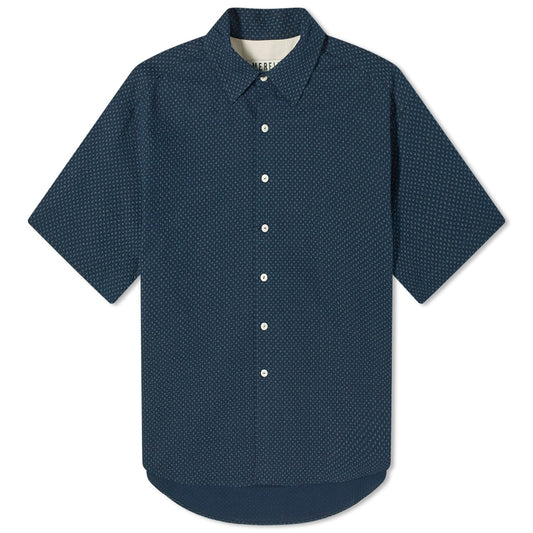 Sashiko Oversized Short Sleeve Shirt