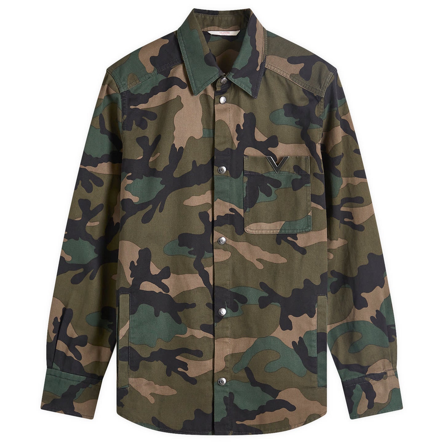 Camo Gabardine Shirt