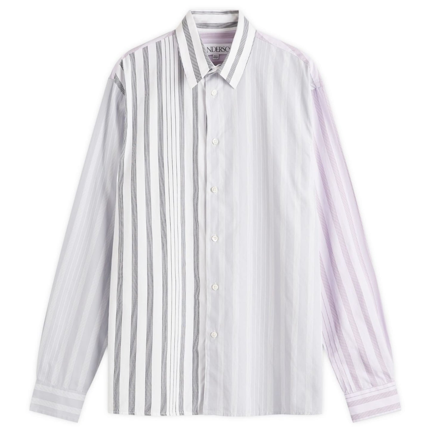 Multi Stripe Patchwork Shirt