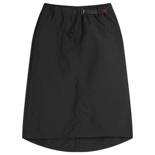 Nylon Packable Midi Skirt