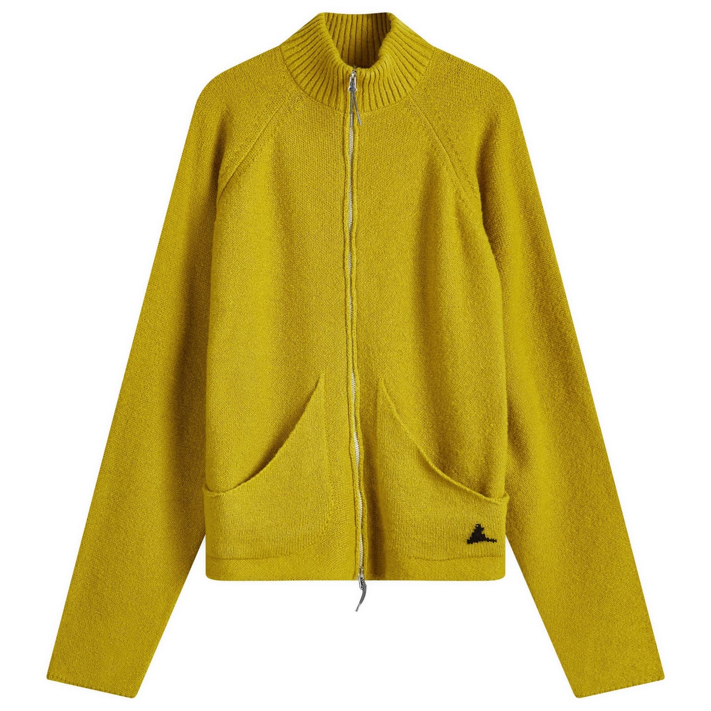 Mohair Zip Cardigan