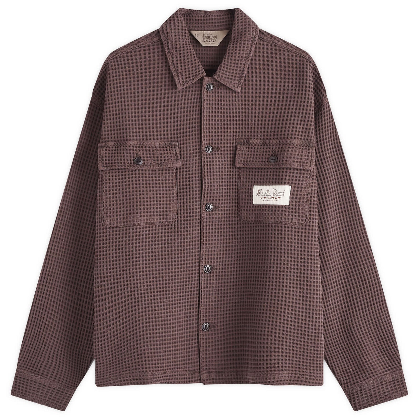 Waffle Button Overshirt