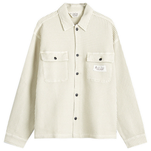 Waffle Button Overshirt