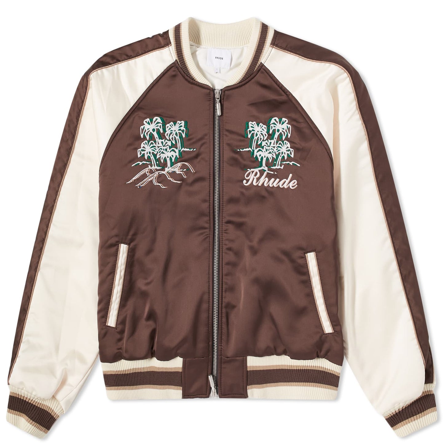 Crepe Satin Souvenir Jacket