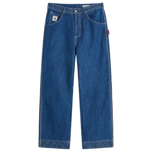 Embroidered Denim Knolly Brook Trousers