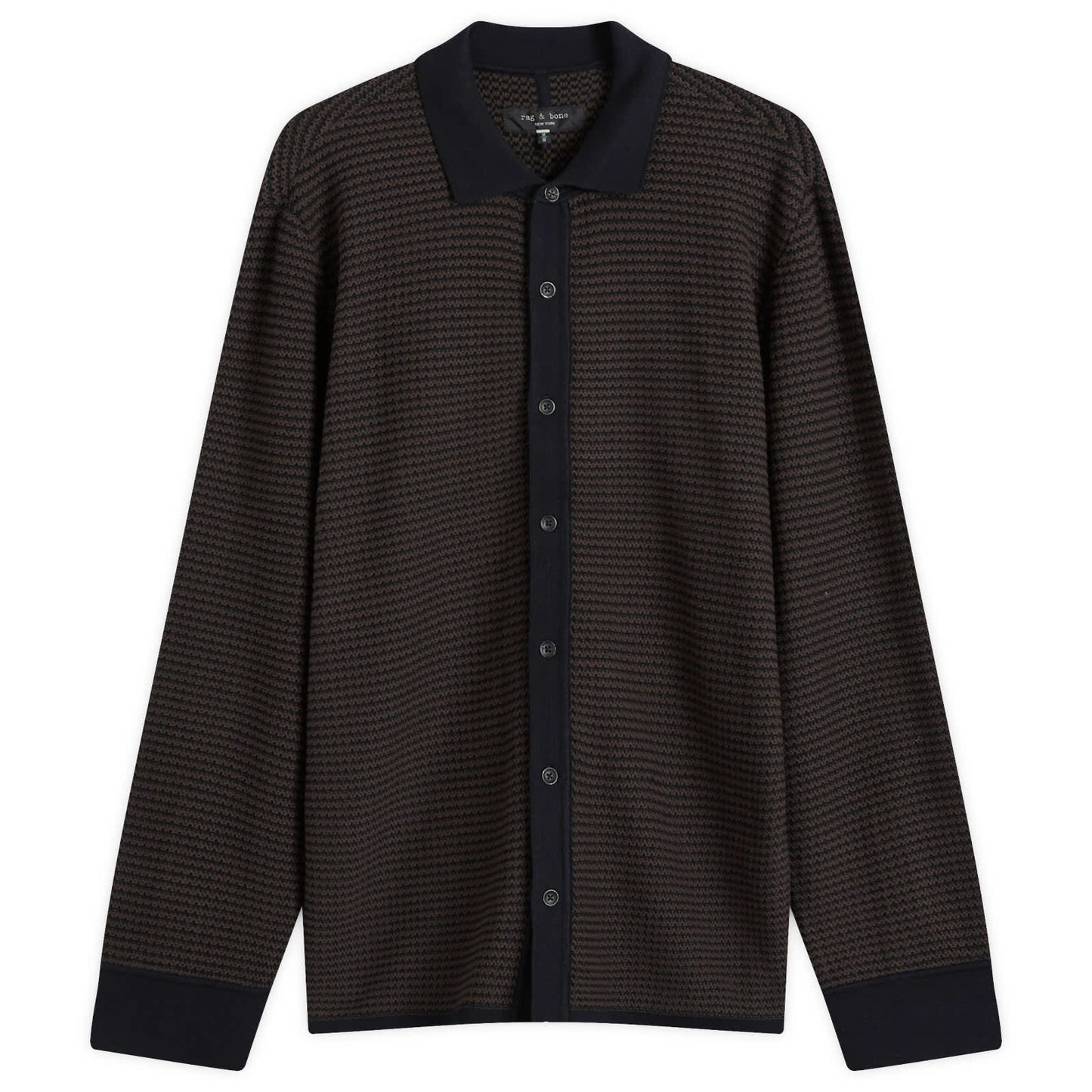 Knit Button Down Shirt