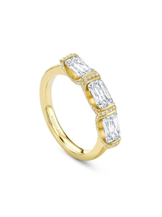 Classic Trilogy Ashoka Diamond Ring